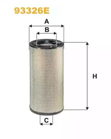 WIX FILTERS 93326e -  Фильтр воздушный